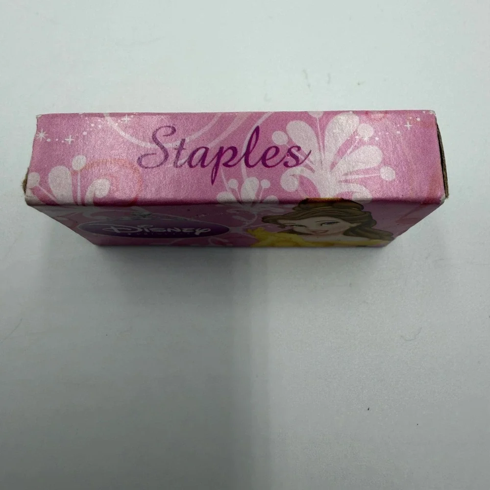 Vintage Disney Princess Belle Ariel Cinderella Snow White Staple Box Collectible